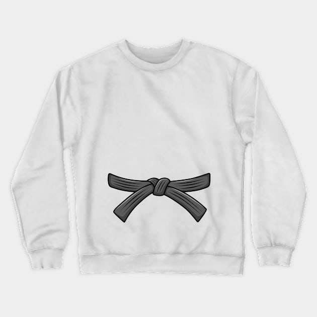 Judo belt black belt Judo, 1th Dan Obi Jiu-Jitsu, Aikido Crewneck Sweatshirt by LaundryFactory